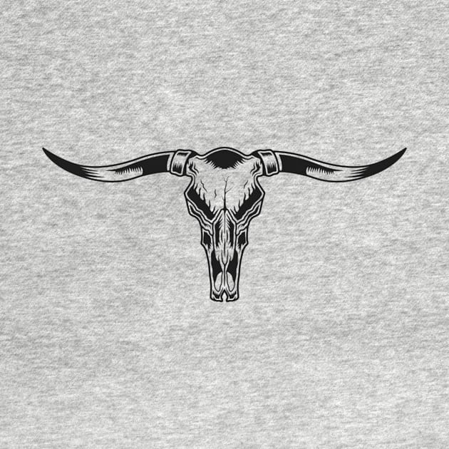 LONGHORN SKELETON by GBDesigner